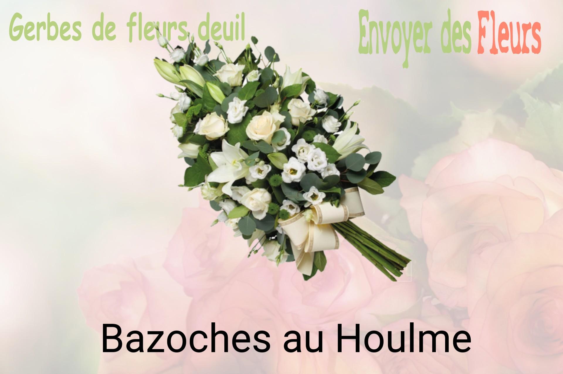 Gerbe de fleurs de deuil livrée à Bazoches-au-Houlme